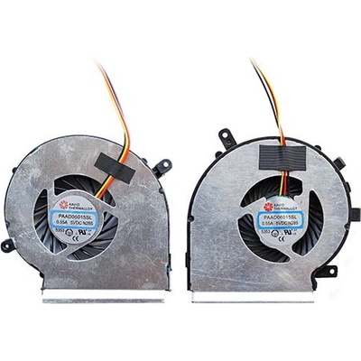 Ventilátor MSI GE62 GL62 GP62 PE60 PE70 - Set (CPU + GPU)