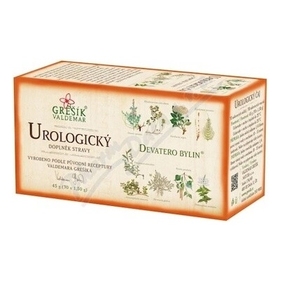 Grešík Devatero bylin Urologický čaj 30 x 1,5 g
