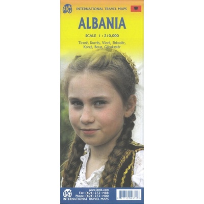 mapa Albania 1:210 t. ITM