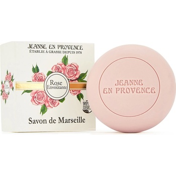 Jeanne en Provence Rose Envoutant tuhé toaletní mýdlo 100 g