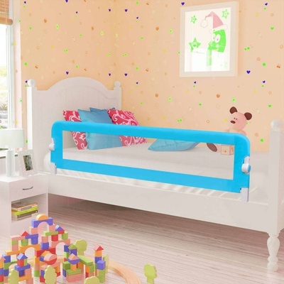 VidaXL dětské zábrany k postýlce 2 ks modré 150 x 42 cm