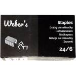 WEBER S Скоби webers 24/6 1000 броя
