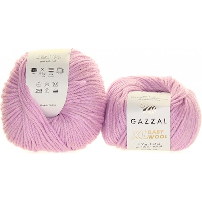 Gazzal Baby Wool XL 823 světle fialová
