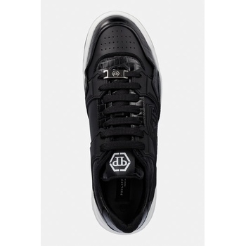 Philipp Plein Кожени маратонки Philipp Plein Low-Top Moonwalker (MSC4075.PLE005N.0202)