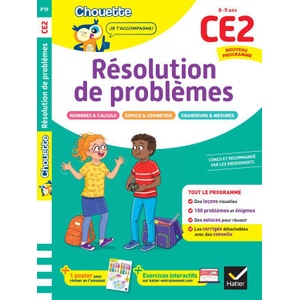 Résolution de problèmes CE2 - Cahier de soutien nouveau programme (2025)