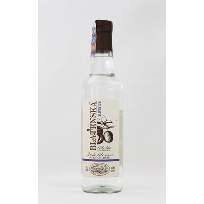 Blatenská Slivovice 50% 0,5 l (holá láhev)