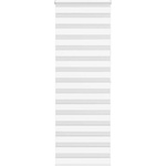 vidaXL Зеброва щора бял 80x200 см ширина на плата 75, 9 cm полиестер (4014777)