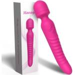  Вибриращ масажор с два края и нагряване, 22, 6см - Mission Massager Fuchsia (D-237976)