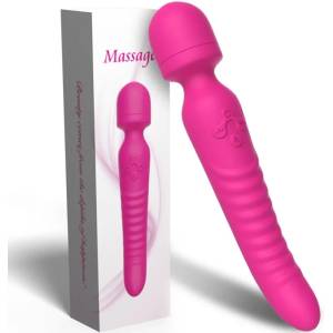  Вибриращ масажор с два края и нагряване, 22, 6см - Mission Massager Fuchsia (D-237976)