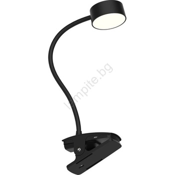 Top Light Top Light-LED настолна лампа с щипка и сензорен димер BELLA LED/4, 8W/5V 3000-6500K черна (TP1856)