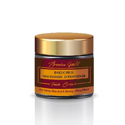 Крем за лице с Бакучиол, ниацинамид и Д-пантенол Aromica Gold Bakuchiol D-pantenol Face Gream 50ml