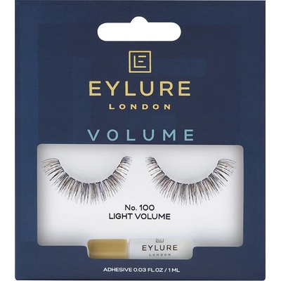 Eylure umelé riasy Volume Lashes sú účinky zahusťovania lepidlom č. 100