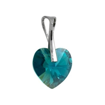 iŠperky Strieborný prívesok srdiečko Swarovski ID|108394