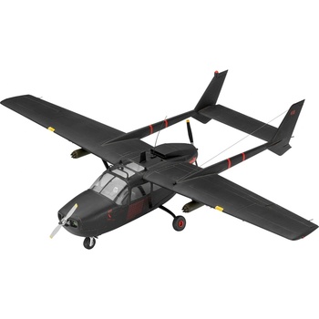 Revell Сглобяем модел Revell - Военен самолет, O-2A Skymaster, 171 части (R03819)