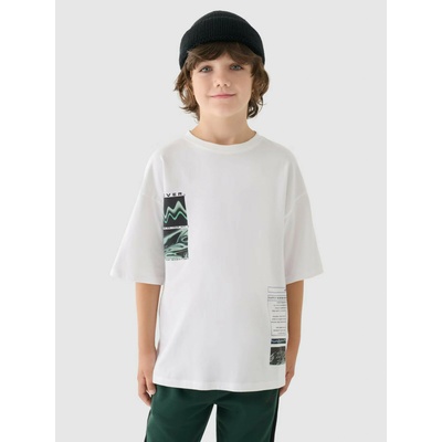 4F Тениска за момчета 4F 4F | Byal | Момчешки | 122