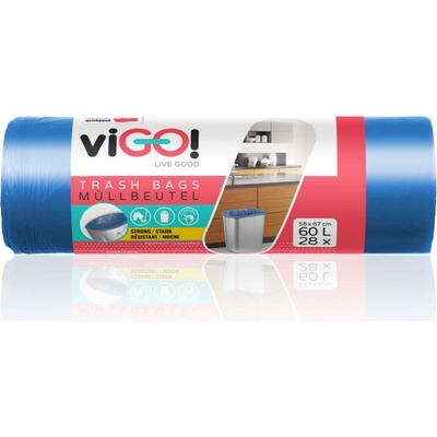 viGO! Pytle 60 l 6 µm 28ks modré