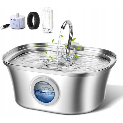 HDeye Fontánka na vodu kov 3200 ml – Zboží Mobilmania