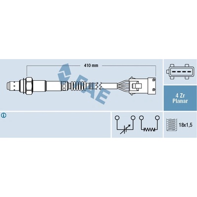 Lambda sonda FAE 77282