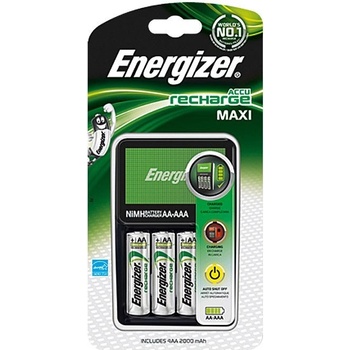 Energizer MAXI charger + 4x AA 2000mAh NiMH EN006