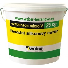 WEBER.Ton mikro V - silikonový nátěr 25kg