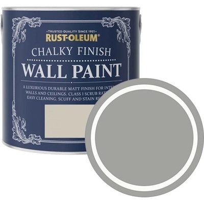 Rust Oleum Chalky Finish Wall Paint 2,5 l šedý kámen