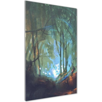 Vertikálny fotoobraz na skle Mýtický les 50x100 cm