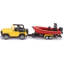 Siku Blister Jeep s člnom 1:87