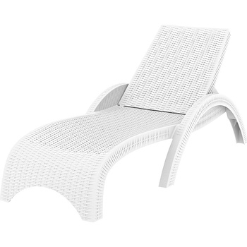Bogdan Furniture Am Шезлонг Фиджи бял