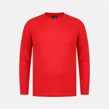 Fabric Тениска Fabric Men's Regular Fit Waffle T-Shirt - Red