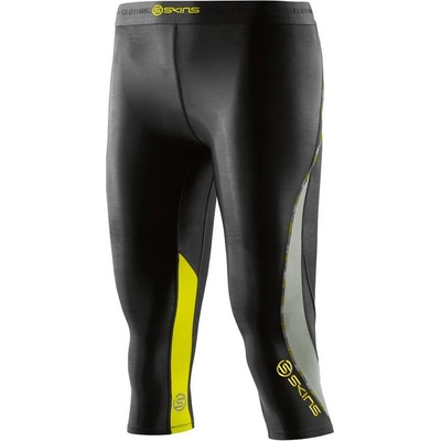 SKINS DNAmic Womens 3/4 Capri Tights Black/Limoncello – Zboží Dáma