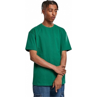 Urban Classics Teplé pánské bavlněné oversize triko Zelená