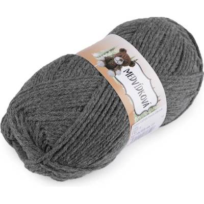 Pletací příze medvídková 100 g Varianta: 12 (82260) šedá, Balení: 1 ks 44988/91509/216105