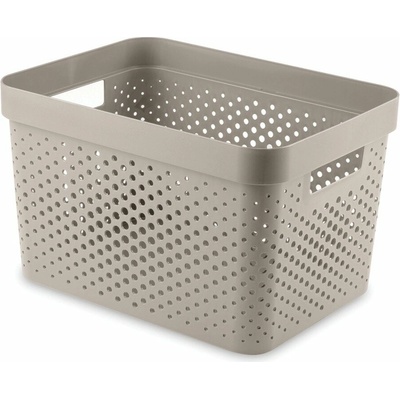 Curver Infinity 17 l Úložný box 36 x 27 x 22 cm, recyklovaný plast, béžový 04740-X67