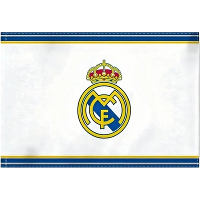 Real Madrid FC Vlajka Real Madrid, biela, 75×50 cm