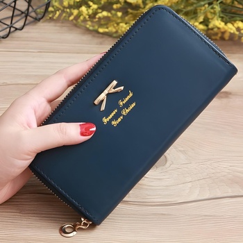 HARAHU Портмоне bu-12423 - Тъмносиньо kp12423 (bu-12423)