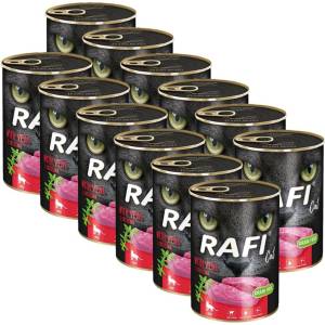 RAFI Cat Възрастни Патé с Телешко 12 x 400 г