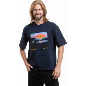 Meatfly унисекс тениска Alaska Smoky Meatfly | Siv | ЖЕНИ | S/M