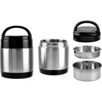 PerfectHome Неръждаема термо кутия за храна 1400ml с два контейнера 54419 (10425)