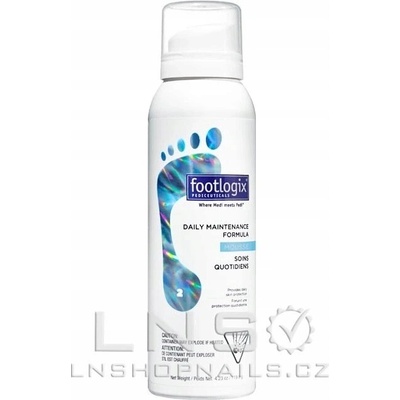 Footlogix Daily Maintenance Formula pěna pro normální až suchou pokožku 125 ml