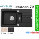 Kuchyňské dřezy Alveus NIAGARA 70 černá
