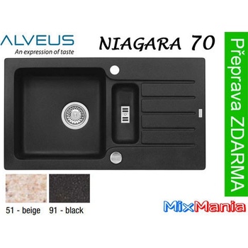 Alveus NIAGARA 70 černá