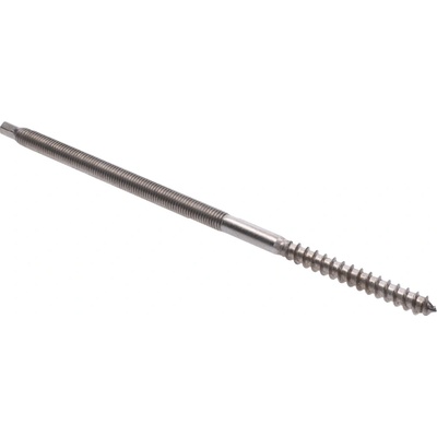 Závitový vrut 10 x 250 mm samorezný/metrický závit, AISI 304