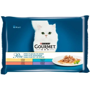 Gourmet Perle Multipack turkey, tuna, duck & veal 4x85 g
