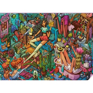 Heye - Puzzle Tiurina: Homely Housemates - 1 000 piese