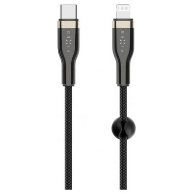 Fixed FIXDBCL05BK USB-C/Lightning, podporou PD, 0.5m, černý