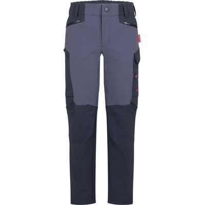 Trollkids Детски туристически панталон Trollkids Kid's Seiland Pants Walking trousers - Graphite / Fresh Berry - размер 98 (EU) (701-4268-0311)
