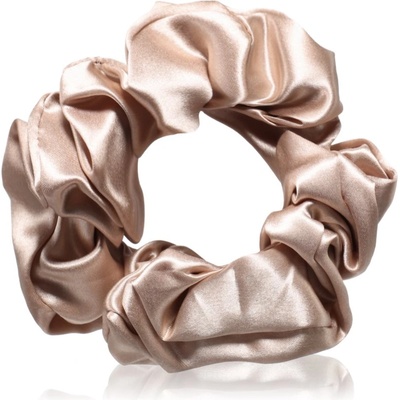 Crystallove Silk Scrunchie копринен ластик за коса Gold