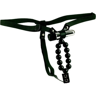 CalExotics черни Прашки с мъниста за допълнителна стимулация