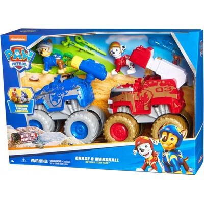 Пес патрул Rescue Wheels теренни автомобили Чейс и Маршал (6069696)