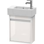 Duravit Ketho - Шкафче за умивалник 55x45x23 см, 1 врата, панти отдясно, лъскаво бяло KT6629R2222 (KT6629R2222)